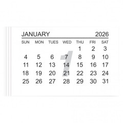 2026 Calendar Tabs